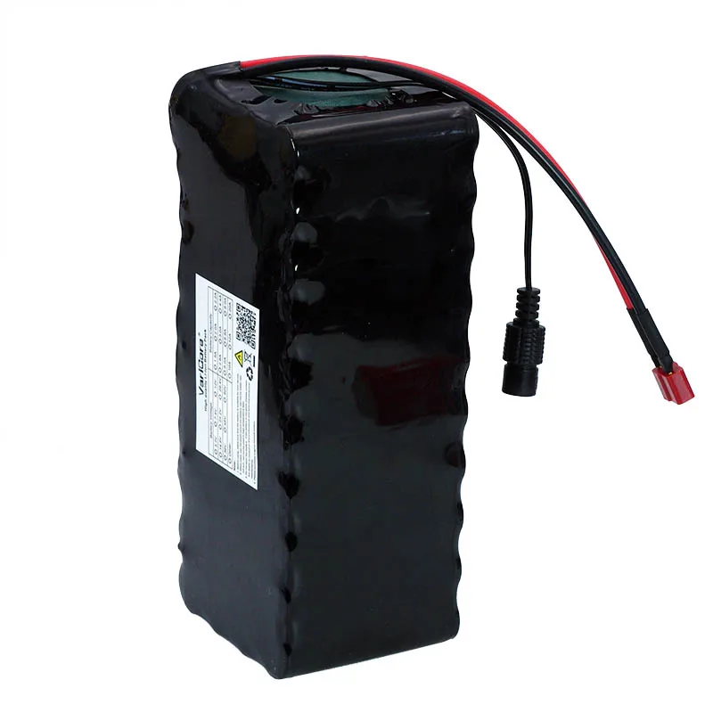 Е байка 36В 10S4P 12Ah 600W высокая мощность 42V18650 ионно литиевая аккумуляторная батарея