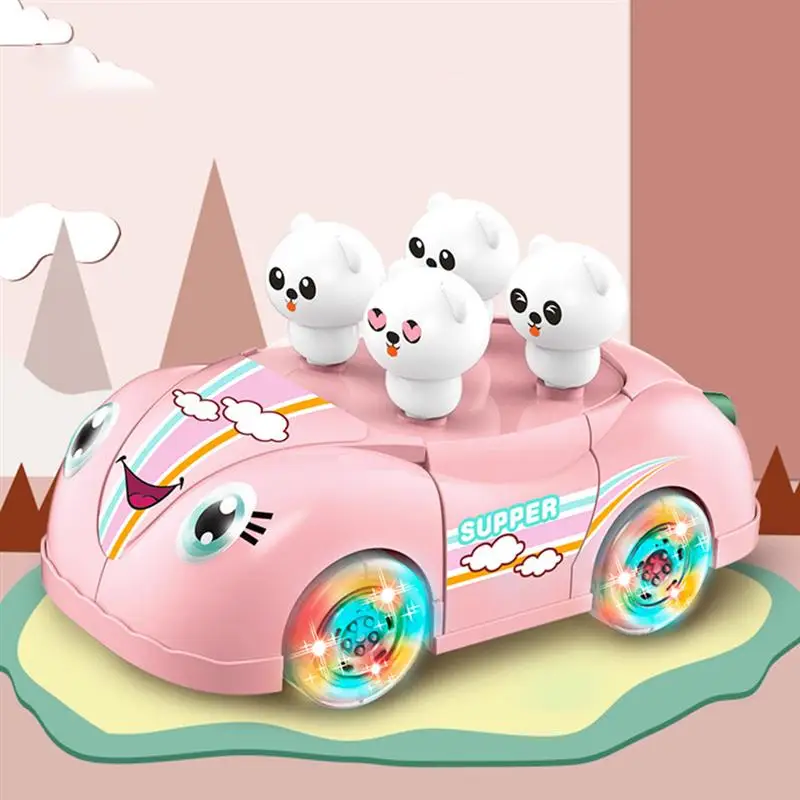 

1 Box of Assembly Car Toy Music and Light Detachable Vehicle Educational Toy