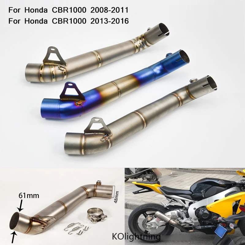 60 мм неразрушительная Модифицированная средняя звеньевая труба для мотоцикла Silp