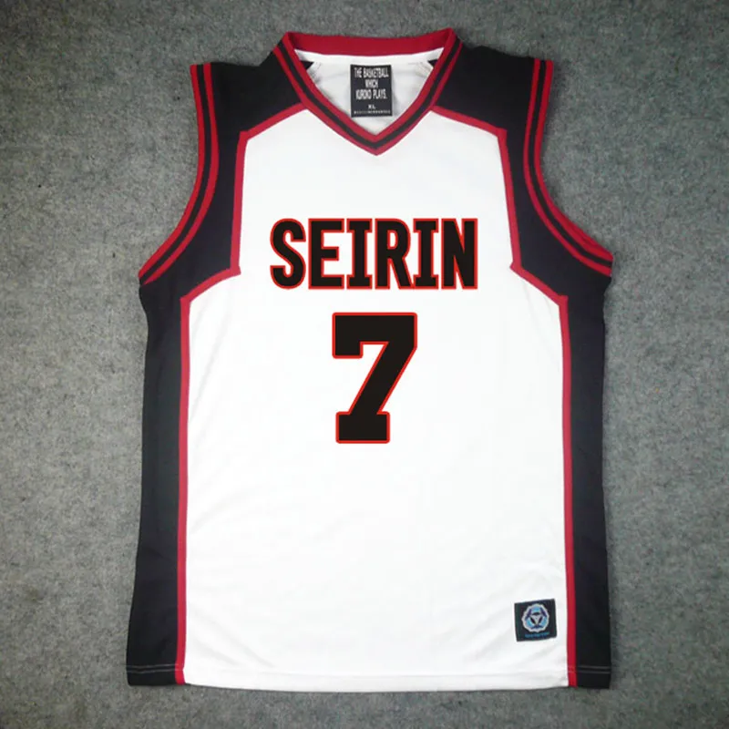 

Anime Kuroko No Basuke SEIRIN Kiyoshi Teppei 7# Basketball Jersey Cosplay