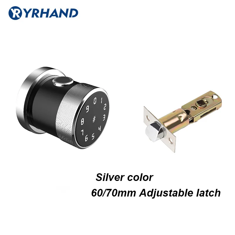 6070 adjustable Умный замок отпечатков пальцев Биометрический Дверной замок без ключа сенсорная клавиатура карта электронный цифровой дверной замок с ТТ замком приложение - Цвет: 6070 adjustable