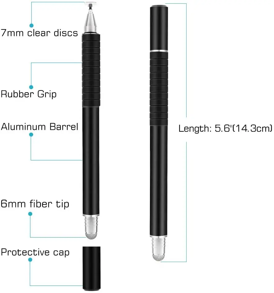 2 in 1 Stylus Drawing Tablet Pens Capacitive Screen Caneta Touch Pen for Mobile Android Phone Smart Pencil Accessories Newest | Компьютеры