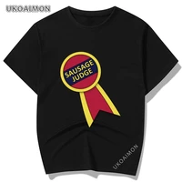 brand new sausage judge o neck street tees cotton cool t shirts simple style special tee shirts unisex summer loose t shirts