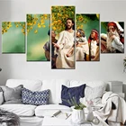 5 шт., настенный постер с изображением Иисуса и детей