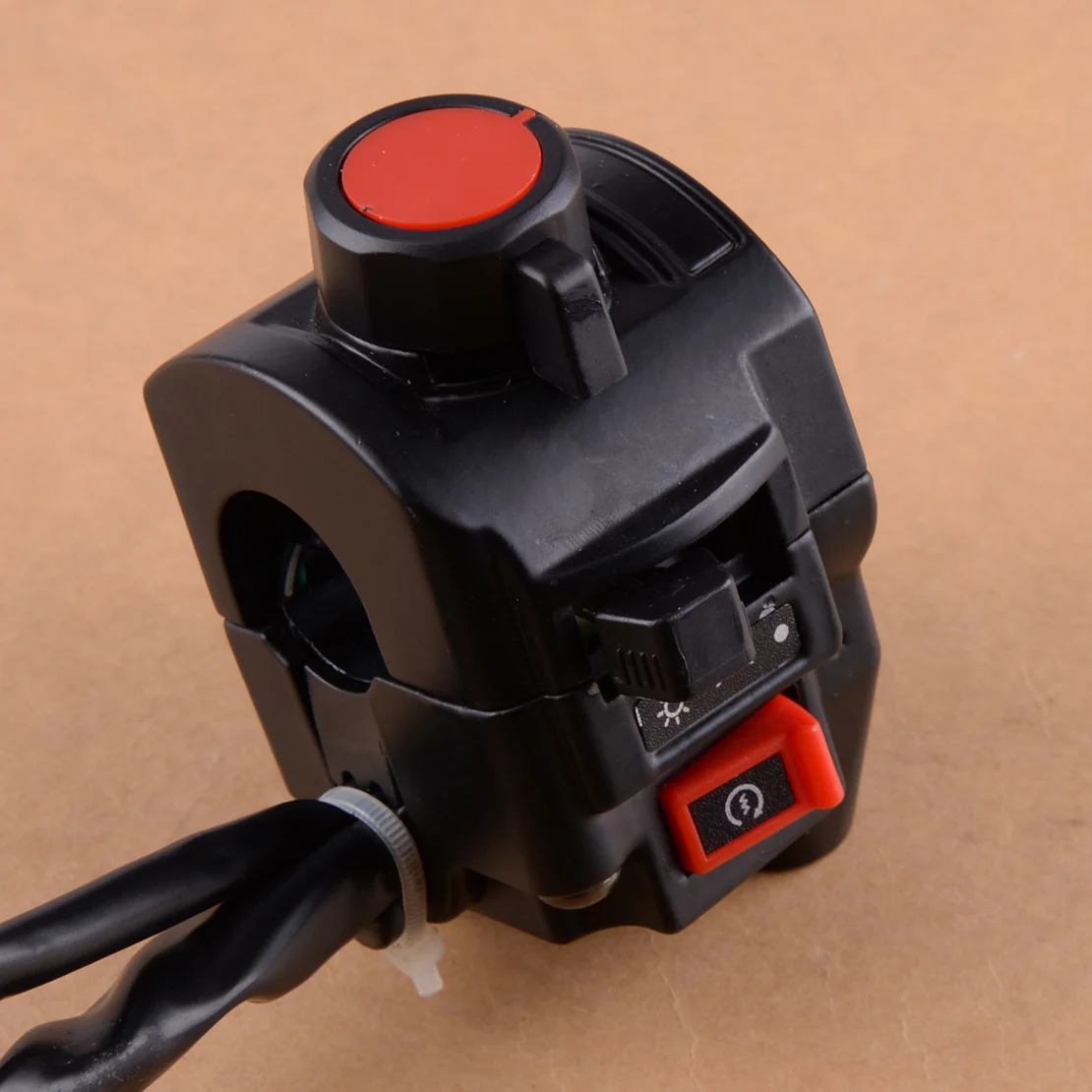 

Motorcycle 22mm 7/8" Handlebar Right Handlebar Control Headlight Ignition Start Stop Switch Accessories