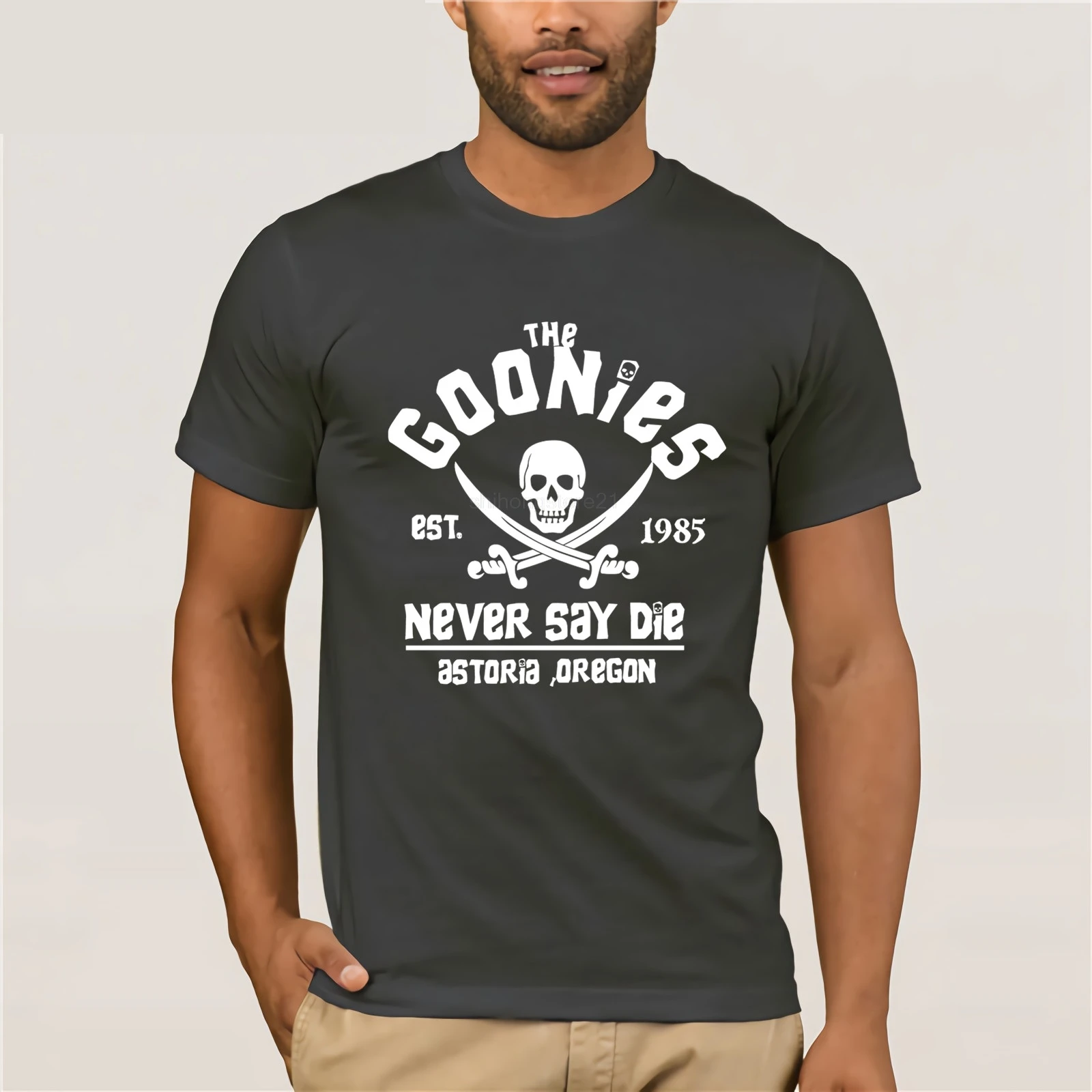 Мужские футболки goonies of astoria футболка с пиратским черепом homme один предмет королем