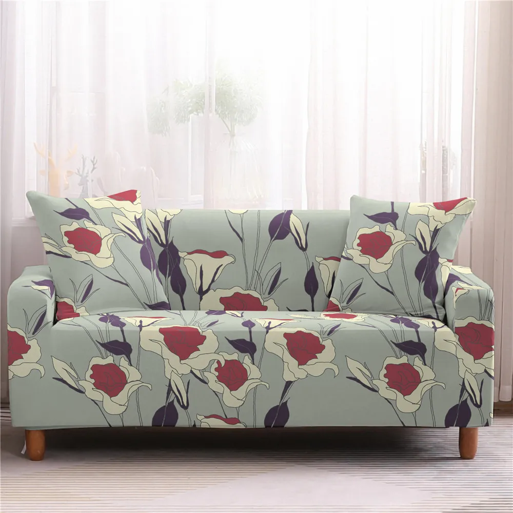 Flowers Floral Printed Universal Stretch Sofa Cover Elastic Couch Slipcover Seat Covering 1/2/3/4 | Дом и сад