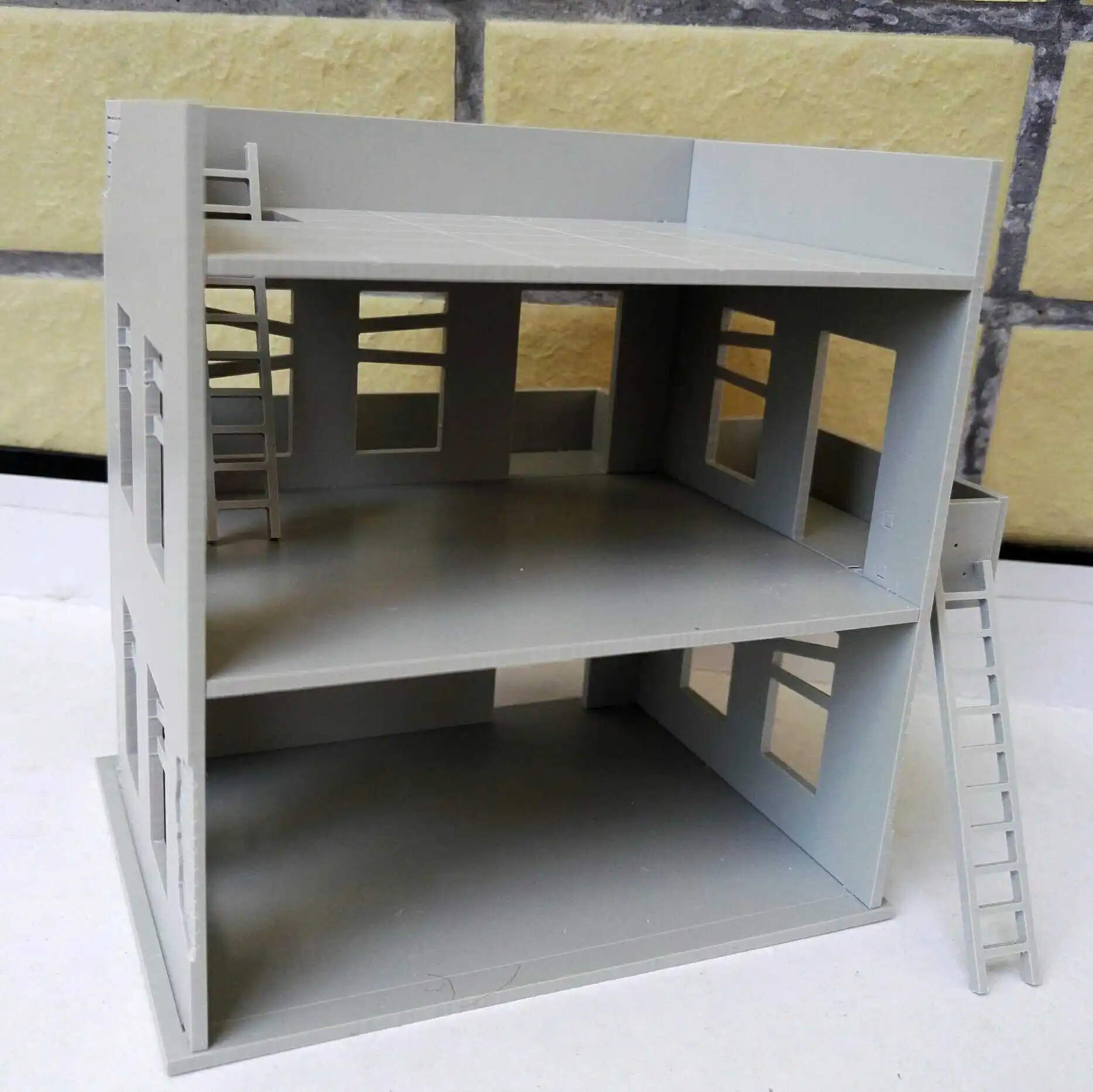 1/72 Scale modern warfare architecture model plastic kits for architecture model layout unassemble