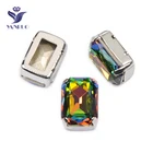 YANRUO 4627, все размеры, VM Octagon Необычные камни, пришивная точка, радужная Стразы для платья