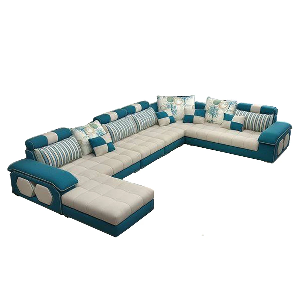 

Диван для гостиной из льняной/бархатной ткани, U-образный угловой диван, современный диван в скандинавском стиле, диван для гостиной