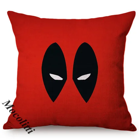 K128-5 Супергерои Дэдпул чудо-женщина красочные высокого качества печать диван Подушка Обложка Поп Арт декоративная подушка для дома Чехол - Цвет: K128-5