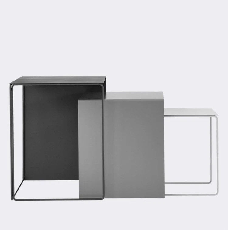 Простой чайный столик современный скандинавский Железный край уголок