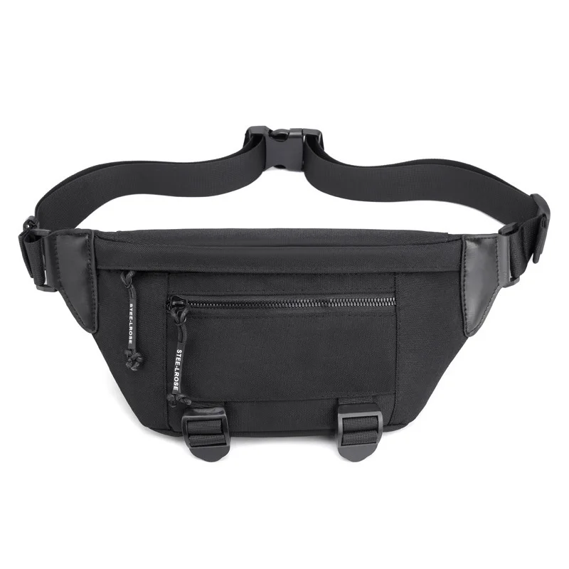 New Men Fashion Oxford Cloth Waist Bag Men's And women's Universal Fanny Pack Sports Travel Outdoor Solid Color Chest Bags |