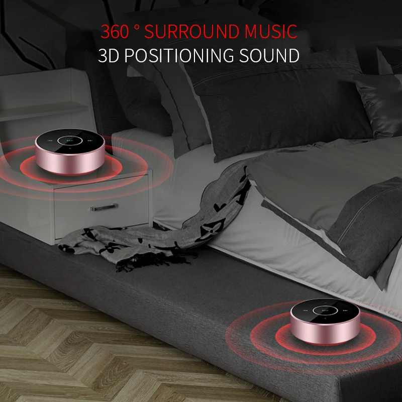 Wireless bluetooth portable speaker touch-sensitive miniature steel gun | Электроника