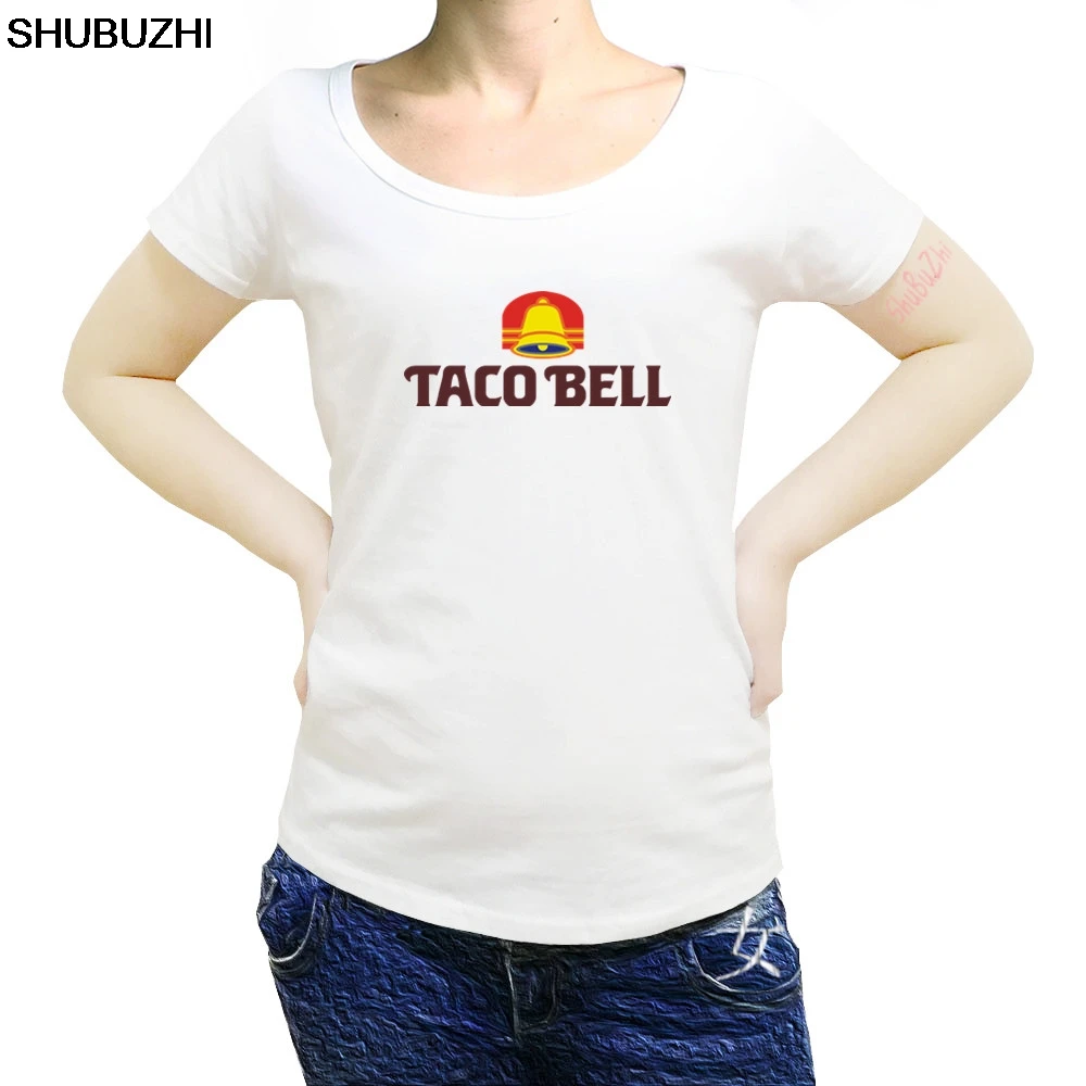 Женская футболка shubuzhi Taco Bell с логотипом Новое поступление осенней коллекции
