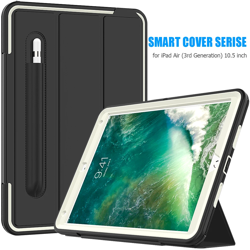 Для iPad Air 3 чехол для планшета слойная защита смарт складной магнитный с функцией