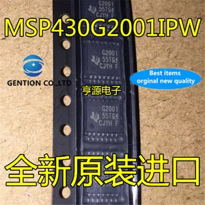 10Pcs MSP430G2001 MSP430G2001IPW14R Silkscreen G2001 Microcontroller chip in stock 100% new and original