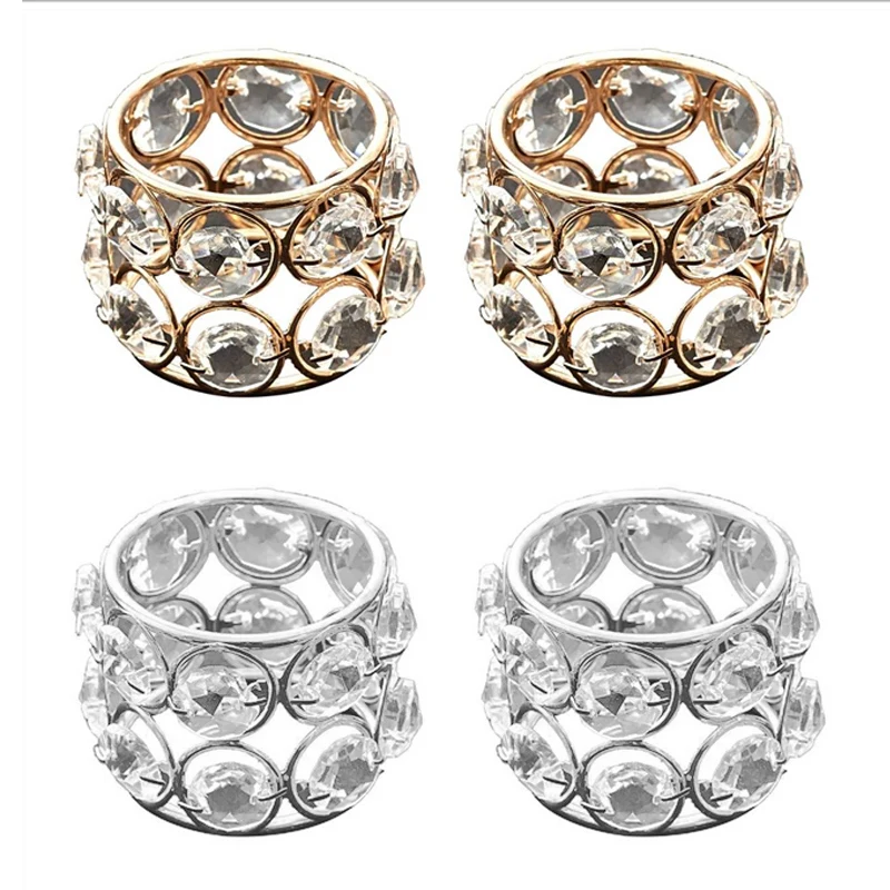 Кольцо для салфетки Кнопка кристаллическое кольцо свадьбы или торжественного