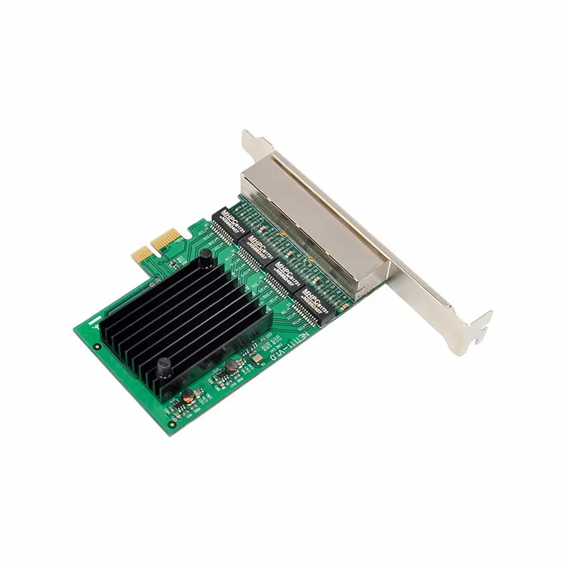 

PCIE Network Cards LAN Card Ethernet Network Adapter Ethernet Lan Adapter Network Card 4 Port RJ-45 PCI Express Free Internet