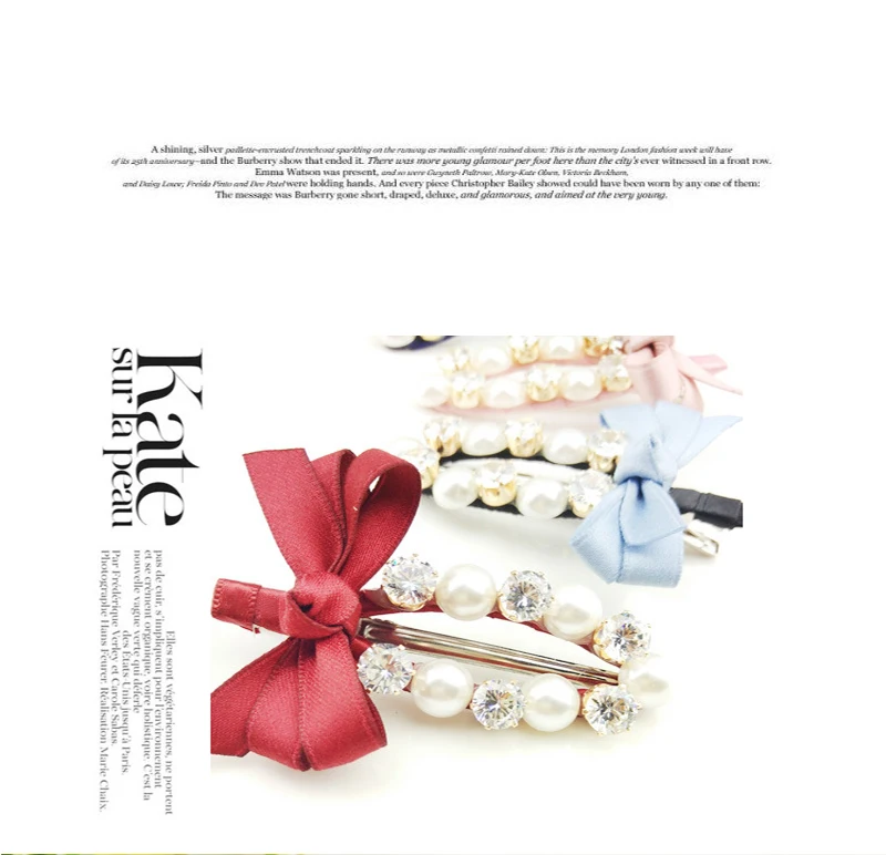1 Pcs Pearl Metal Women Hair Clip Bobby Pin Barrette Hairpin Hair Accessories Beauty Styling Tools Dropshipping New Arrival Hot