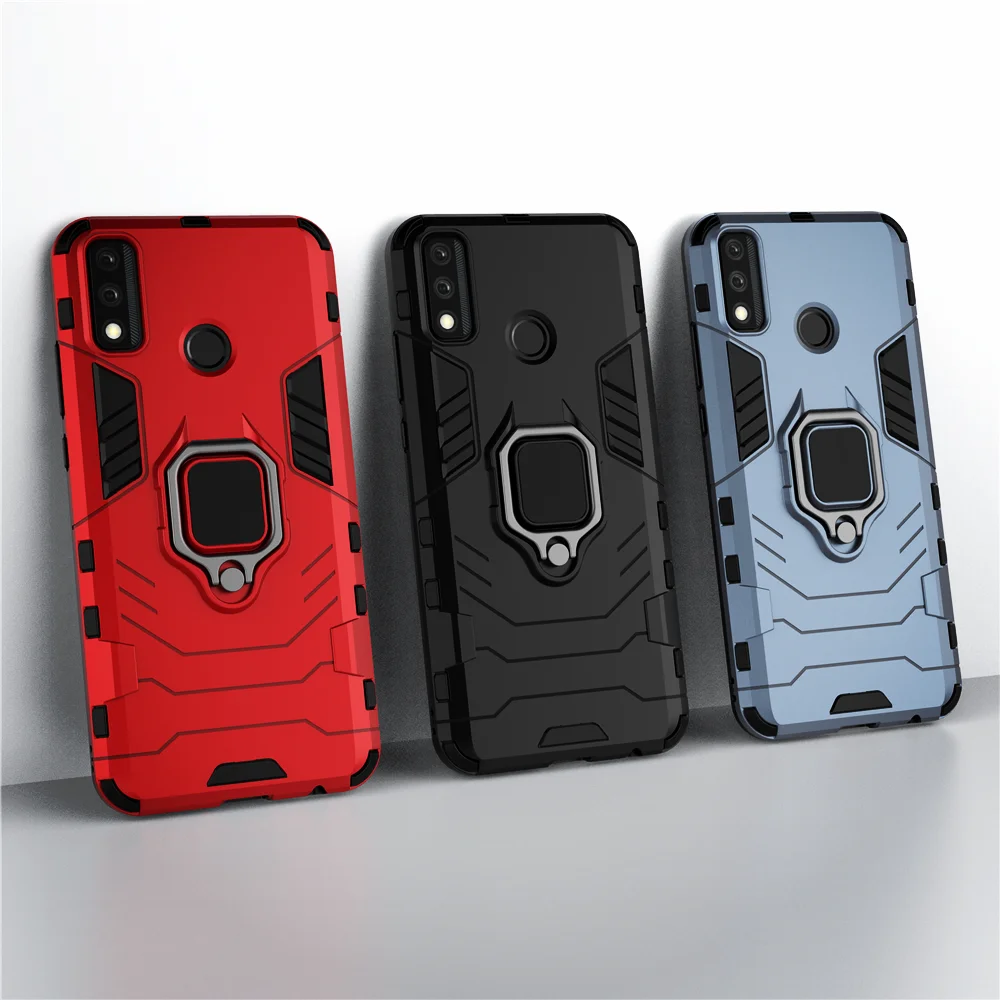 

Shockproof Armor Case For Huawei Y8S Case Ring Holder Stand Phone Black Cover Huawei Y8S Y 8S JKM-LX1 JKM-LX2 JKM-LX3 6.5" Coque