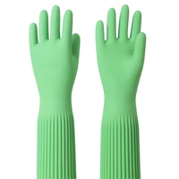 58cm thicken garden car wash laundry clean latex rubber gloves