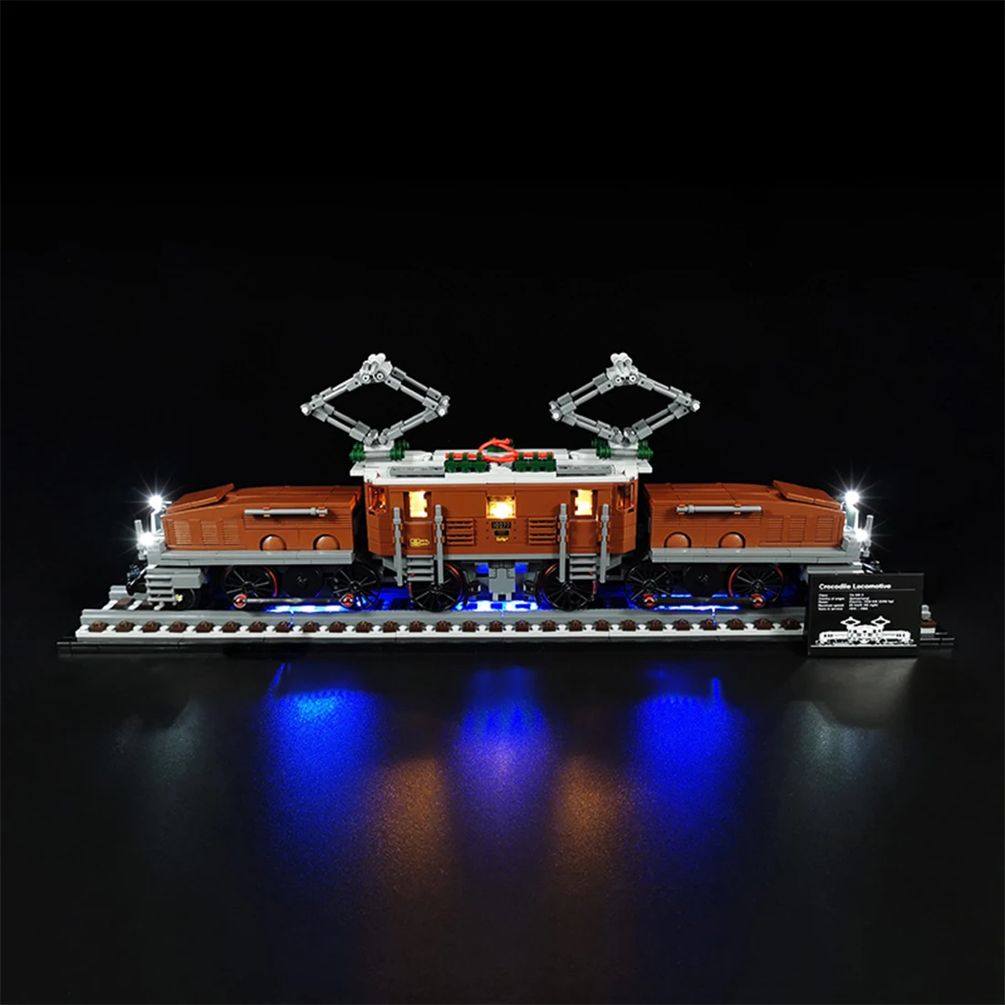 Светодиодный светильник с питанием от USB для локомотива крокодила 10277