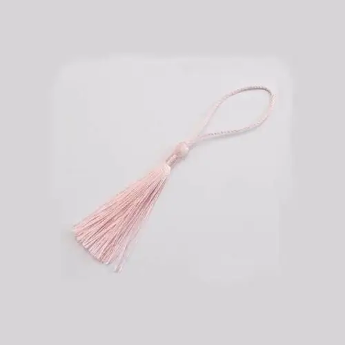 Light Pink x200pcs 200 шт. X 8 см Терилен шелк льда бахрома ткань кисточка отделка для ремесла DIY ювелирных изделий Закладка занавес пакеты с окном украшения - Цвет: Light Pink x200pcs