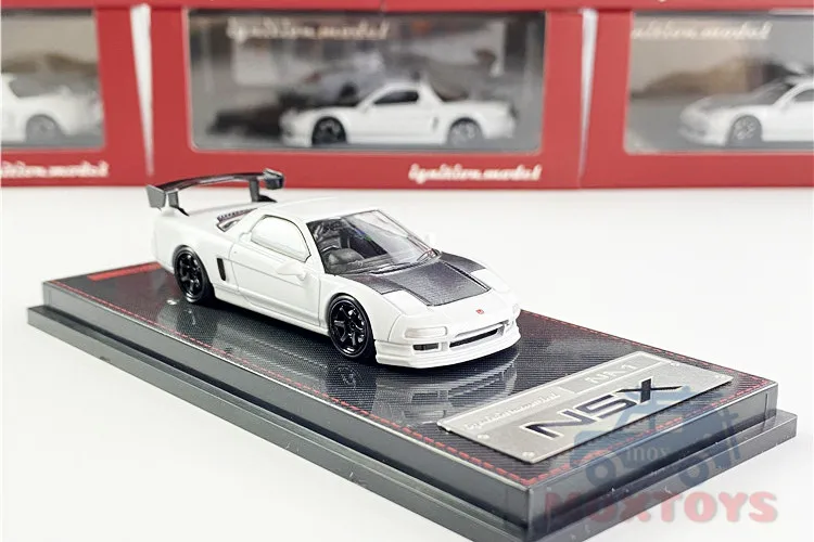 IG 1:64 Honda NSX (NA1) матовая жемчужно-белая литая модель автомобиля | Игрушки и хобби