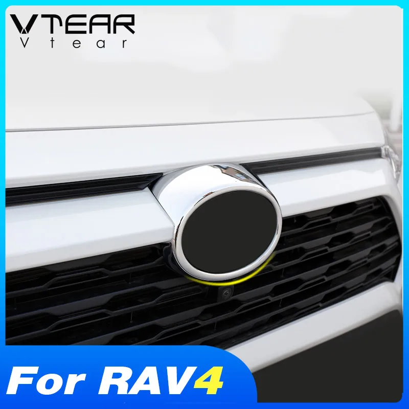 Vtear для тойота рав 4 Toyota RAV4 2019 2020 2021 внешние аксессуары Стикеры ABS хромированные