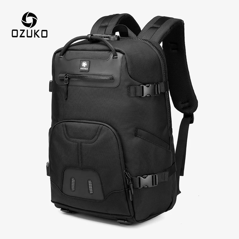 

OZUKO Anti-theft Men Backpack 15.6 inch Laptop Backpacks Male USB Charging Casual Travel Bag Quality Waterproof Backpack Mochila