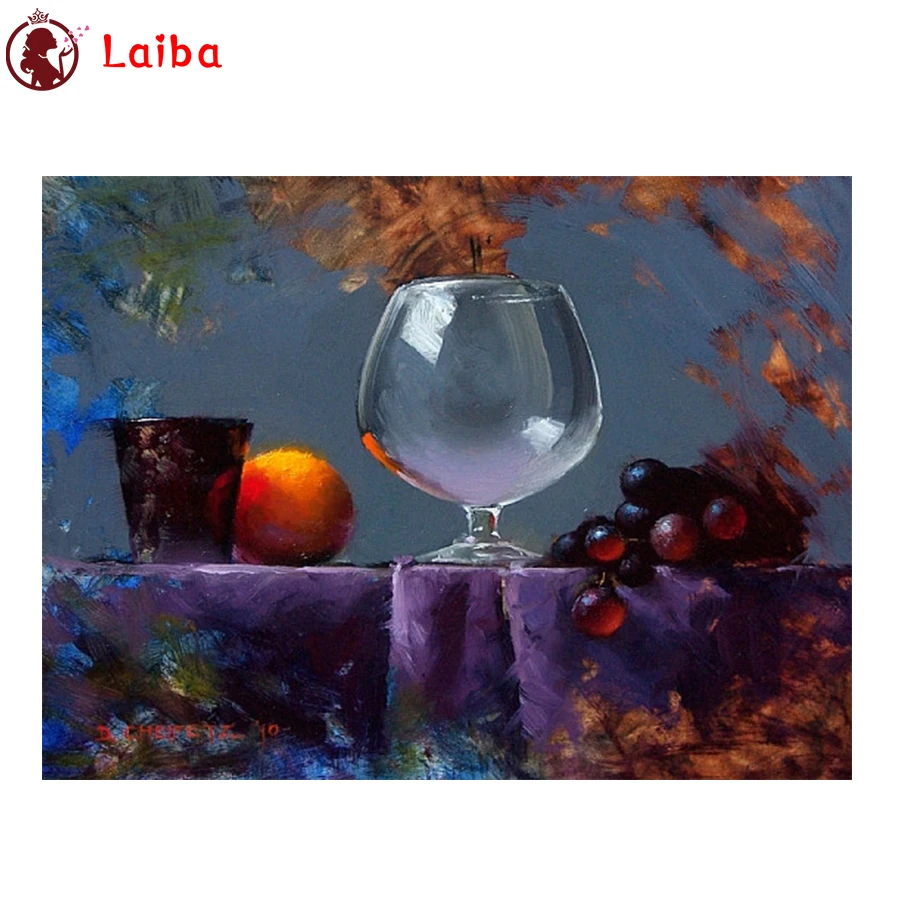 

Алмазная живопись, абстрактное искусство натюрморта, фрукты, бокалы для вина, полная вышивка, алмазная вышивка «сделай сам», вышивка крестиком, мозаичный Декор