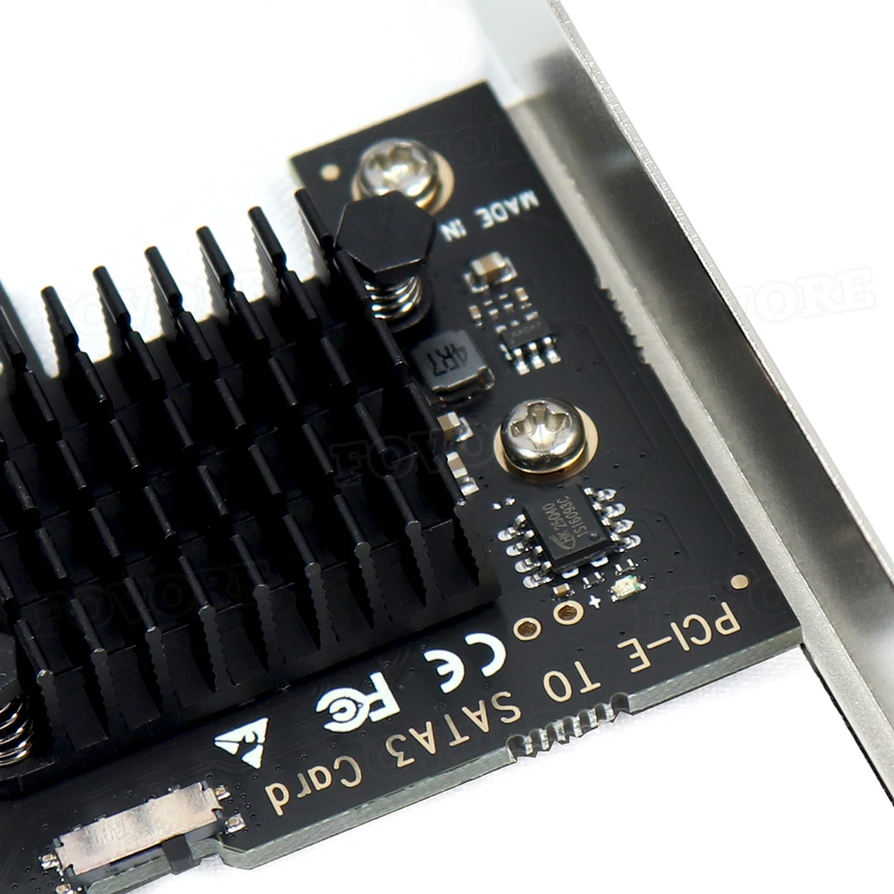 Адаптер SATA 3 III с 0 на PCIe 2 порта SATA3 6 Гбит/с SSD PCI-e PCI Express x1 плата расширения