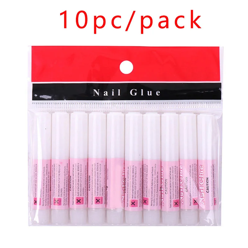 

10pc/lot Mini Beauty Nail Glue Professional Nail Art Glue False Art Decorate Tips Acrylic Glue Nail Accessories For Rhinestones