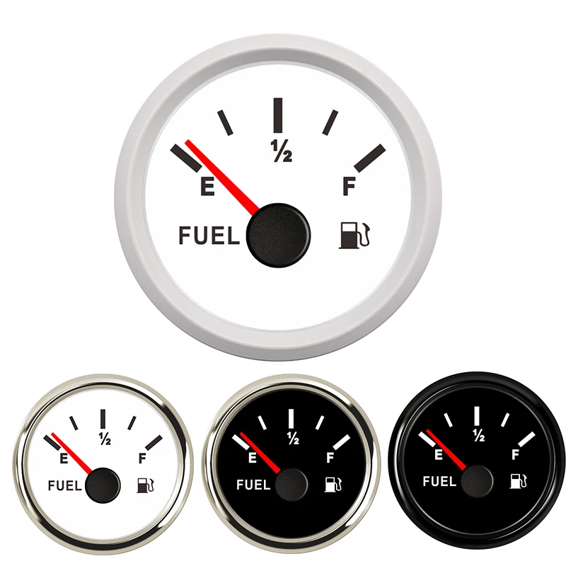 Водонепроницаемый индикатор уровня топлива для автомобиля лодки грузовика 52 мм