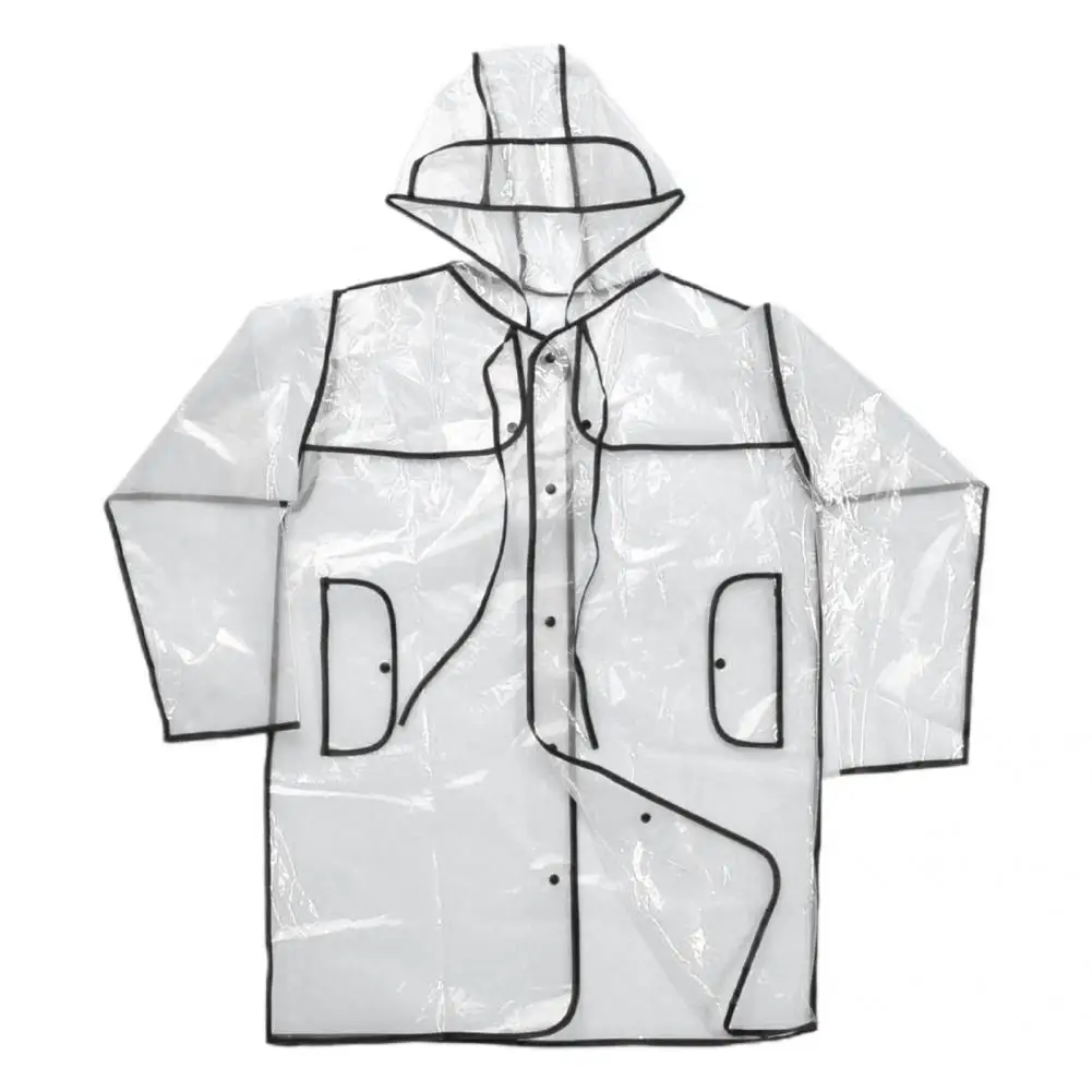 

Windproof Lightweight Transparent Waterproof Unisex Raincoat for Hiking