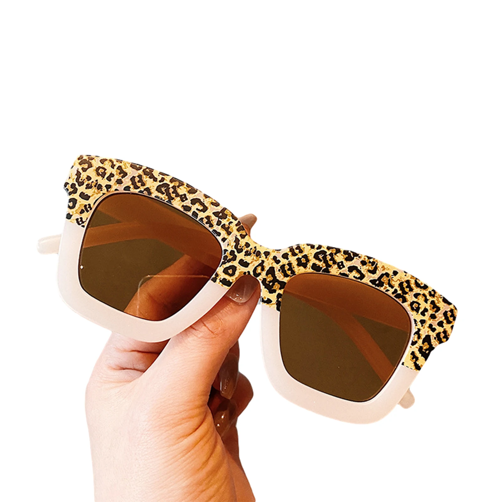 

Leopard Sunglasses Women Cute 18mm Snap Button Glasses Sunglasses