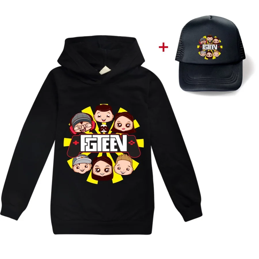 

Детский спортивный костюм FGTEEV, 13 цветов, с капюшоном