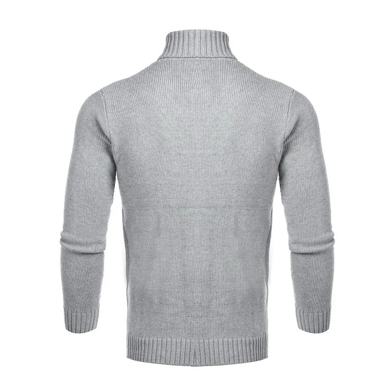 

Winter Warm Turtleneck Sweater Men Vintage Tricot Pull Homme Casual Pullovers Male Outwear Slim Knitted Solid Jumper