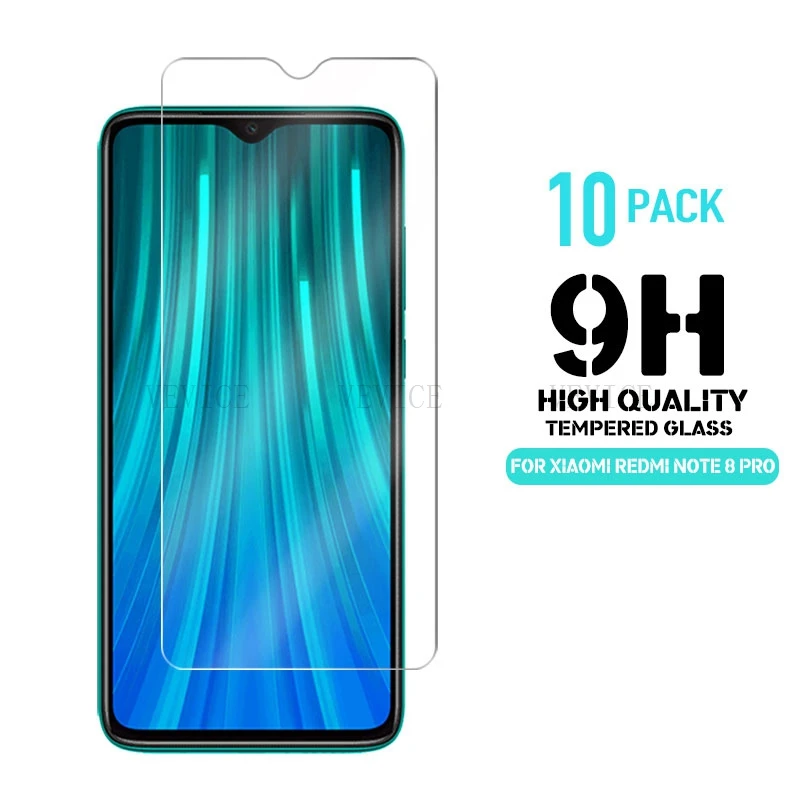 Модная Противоударная защита экрана для Xiaomi Redmi Note 8 Pro защитное стекло на полное