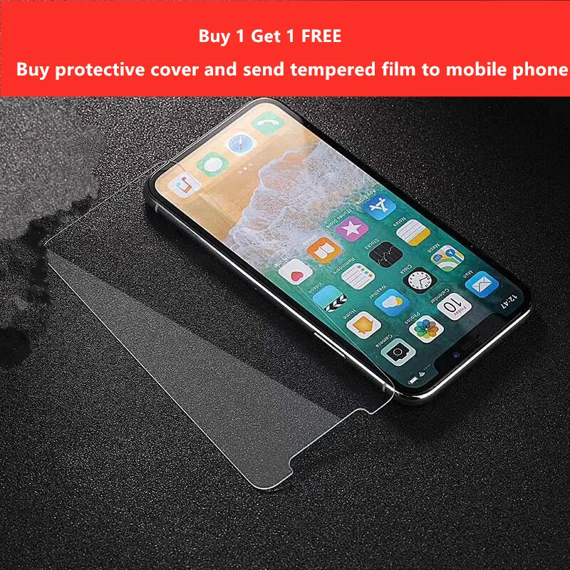 Противоударный чехол для телефона iPhone 11 Pro X XR XS Max 7 8 Plus Прозрачный матовый