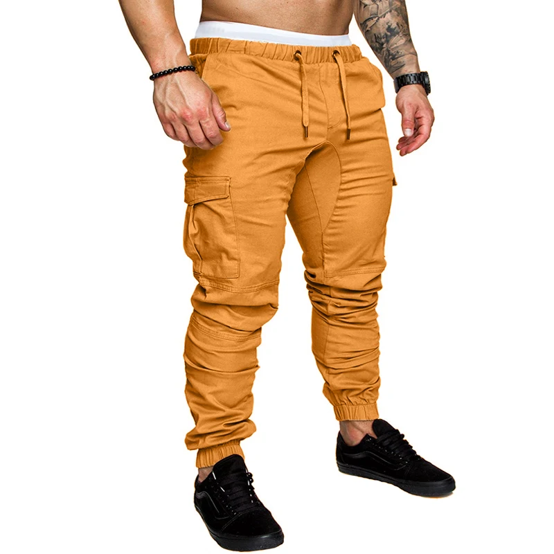 

New Fashion Men Casual Sports Pants Sweatpants Male Jogger Cargo Harem Pencil Pants Trousers