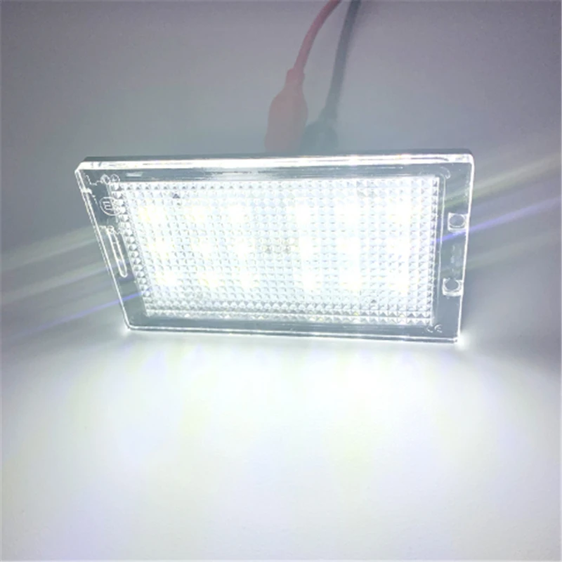 

For LandRover DiscoverySeriesFreelander2 RangeRoverSport LED License Plate Light 6500K 12V Number Lamps Plate Light 2Pcs