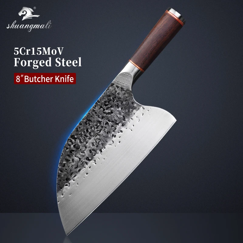 Нож шеф повара из высокоуглеродистой стали 5Cr15Mov кухонный нож инструмент для