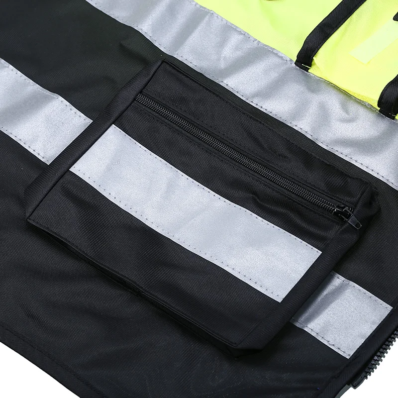 

Hi-Vis Safety Vest Reflective Driving Jacket Worker Night Security Waistcoat L/XL/XXL/XXXL Size Safety Vest Tops