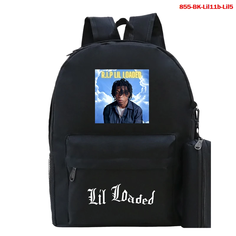 

Rapper Lil Loaded Backpack Fashion School Bags for Teenagers Boys&Girls Students Large Capacity Book Bags Kids Daily Bag Mochila