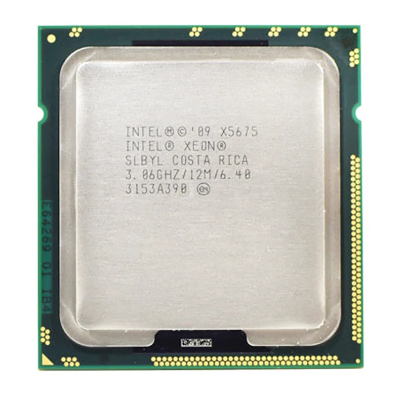 Шестиядерный процессор Intel Xeon X5675 SLBYL 3 07 ГГц 12 МБ ГТ/с разъем LGA1366|Процессоры| |
