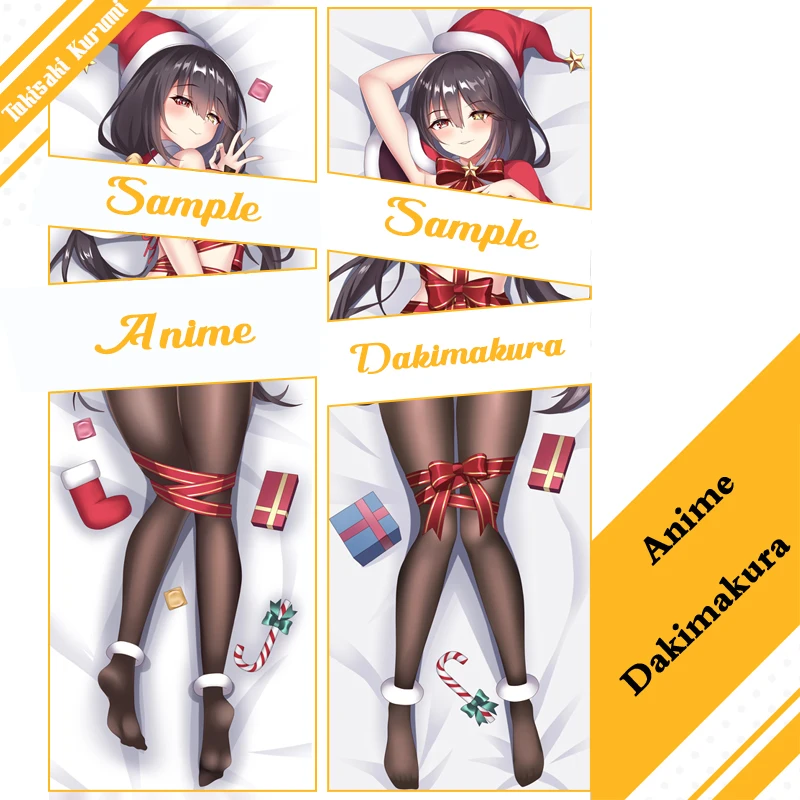 

Аниме дакимакура свидание живые токисаки Куруми Рождественская тема обнимающая подушка для тела Чехол Наволочка в натуральную величину до...