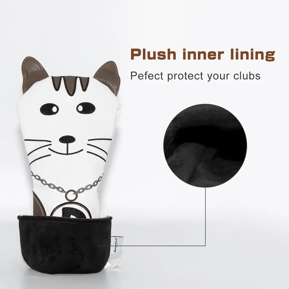 Головные уборы для гольф клуба чехол водителя кожаные головные гольфа