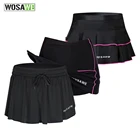 WOSAWE Женская велосипедная юбка, уличные мягкие велосипедные шорты для горных велосипедов, велосипедные 3D гелевые подушечки, верхняя одежда, нижняя короткая юбка, велосипедная одежда